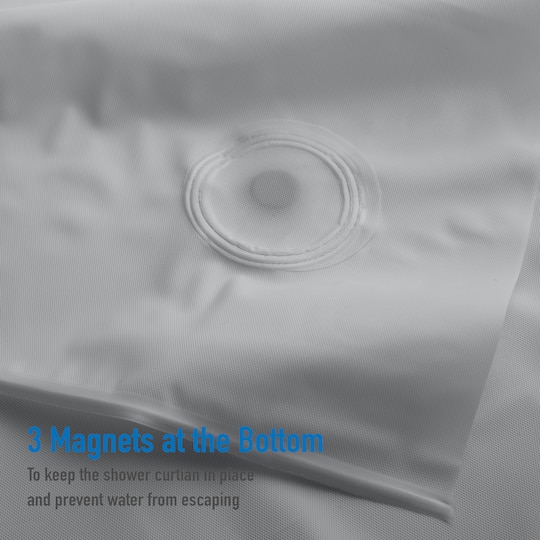 Bath Bliss Splash Guard Shower Liner